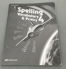 Abeka Spelling, Vocabulary, & Poetry Teacher ...