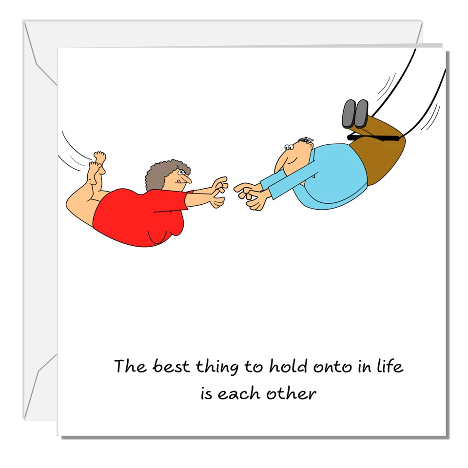 SWIZZOO Funny Romantic Anniversary Card Husband Love Boyfriend Birthday Engagement Weddi