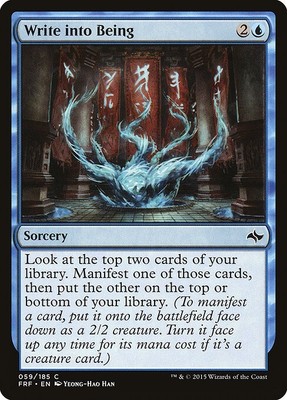 MTG C REGULAR FRF: FATE FORGED - LP - WRITE INTO BEING 059/185