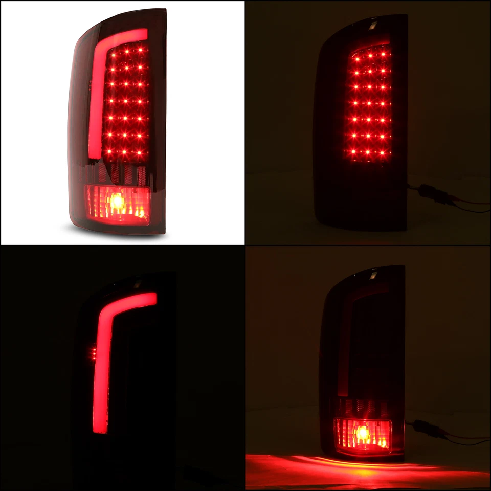 Luces traseras LED rojas para Dodge Ram 1500 2002-2006 Ram 2500 3500 03-06 Foto 4 de 4