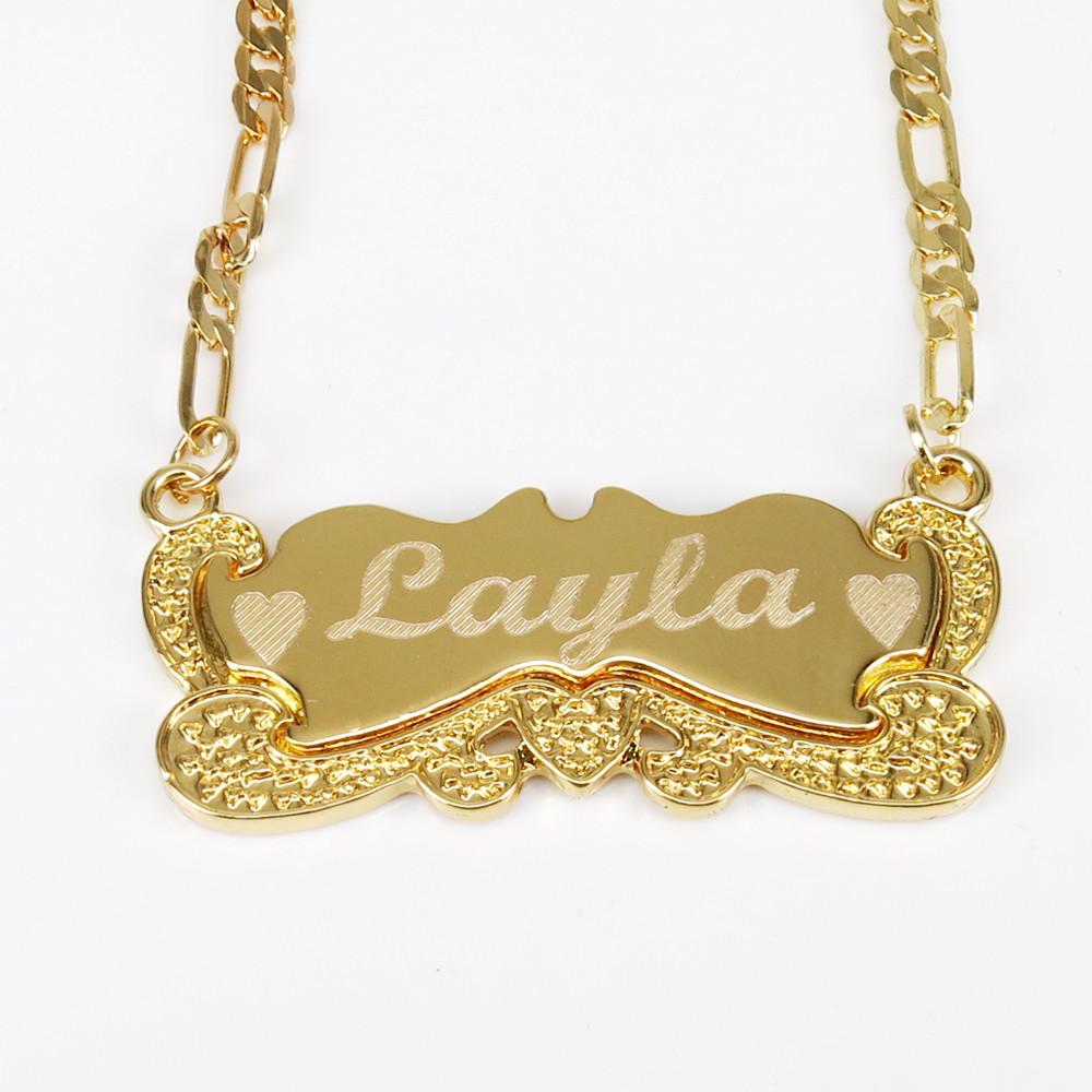 Custom Gold Nameplate Necklace Made in USA Personalize Your Style  