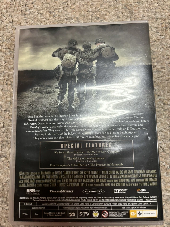 Band of Brothers (DVD, 2001) Foto 2 de 2