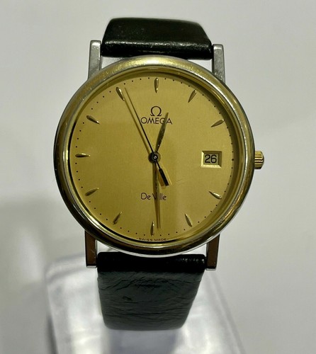 Omega De Ville Cal.1430 Quartz All Original Strap And Crown | eBay