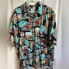 Vintage Reyn Spooner Ford Woody Hawaiian Car Shirt - XL