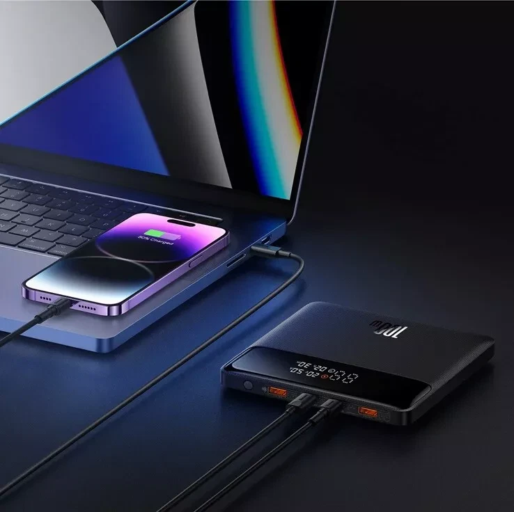 Baseus 100W 20000mAh PD PowerBank Fast Charging External Battery for Laptop Pad - Image 2 of 4