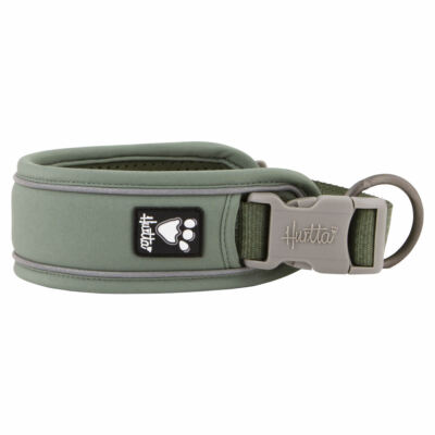 Hurtta Weekend Warrior Halsband grün Eco Edition für Hunde, wetterfest, robust