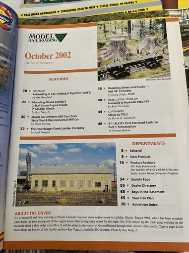 Model Railroading Magazine 2002 COMPLETE YEAR (12 Issues) - Picture 9 of 9