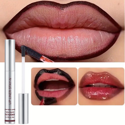 Lip Liner Peel off Lip Liner Tattoo, Lip Stain Peel Off Long Lasting Lip Gloss* - Picture 5 of 14