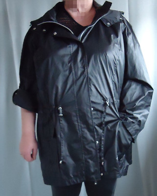 WEGA Jacke Sommerjacke Rückenfalte mit Reissverschluß schwarz  Gr.52  Nr.322