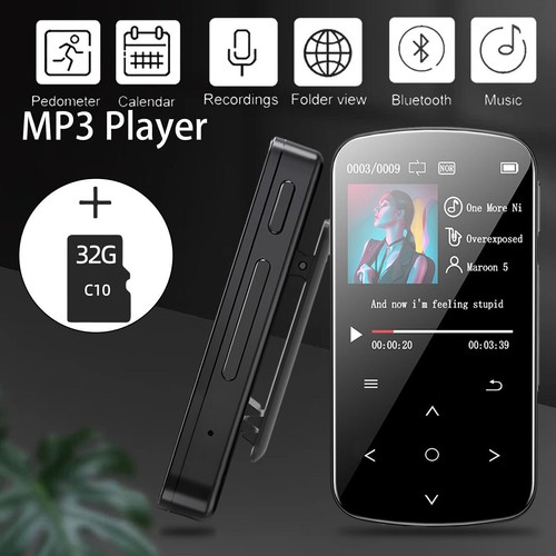 Music Voice Recorder MP3 Player 32GB HiFi Lossless Sound Bluetooth Clip FM Radio - Picture 14 of 17