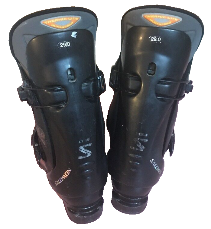 Salomon 4.0 Symbio Scarponi da Sci Discesa Nero 29.0 Rari Vintage Spedizioni N 24h