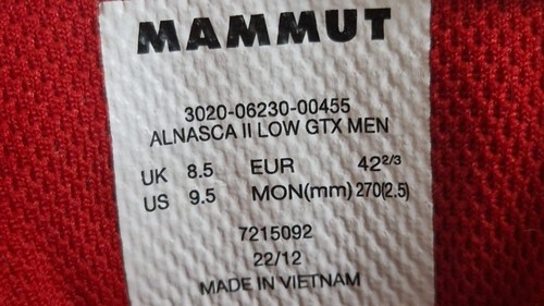 Herren Mammut Alnasca GTX Gr. 42 2/3 Gore-Tex - Bild 5 von 11