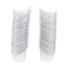 50 Pcs Disposable Eye Wash Cups Eye Flush Cleaning Cups Vials for Storage