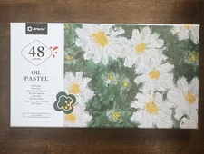 Artecho Set of 48 Colors, Soft Oil Pastels for Art Painting, Drawing