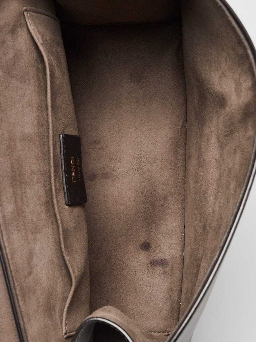 Fendi Grey Leather Kan I F Logo Shoulder Bag 8BT284 | eBay Fendi Grey Leather Kan I F Logo Shoulder Bag 8BT284 | eBay