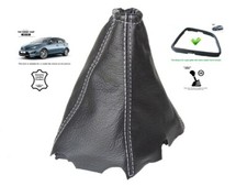 Schaltmanschette Schaltsack Fur Toyota Auris 2 2012-18 Leder Naht Weiss + Rahmen
