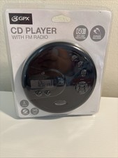 GPX Portable CD Player w FM Radio Earbuds included Brand New B1