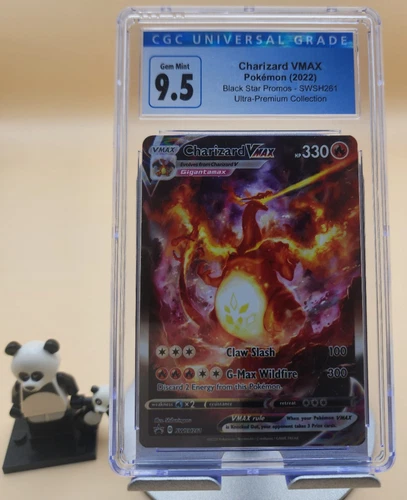 Pokemon Charizard VMAX SWSH261 Black Star Promo CGC 9.5 Blue Label