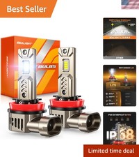 Sealight L2S H11 Bulbs - 1000% Brighter with Easy Install | 20  Reliability