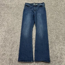 NYDJ Jeans Womens 10 Blue Slim Bootcut Stretch LiftxTuck Medium Wash Denim City