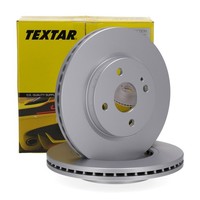 Textar Bremsscheiben Ø 258Mm FüR Ford Fiesta 6 1.4 1.6 Ti Mazda 2 (De Dh) Vorne