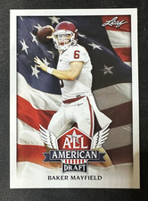 2018 LEAF AA-02 BAKER MAYFIELD ALL-AMERICAN ROOKIE CARD. rookie card picture
