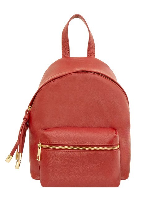 Рюкзак LESAC Vanessa Damen Leder ROT ND Auswahl=P ROT, артикул 8300.1186.08
