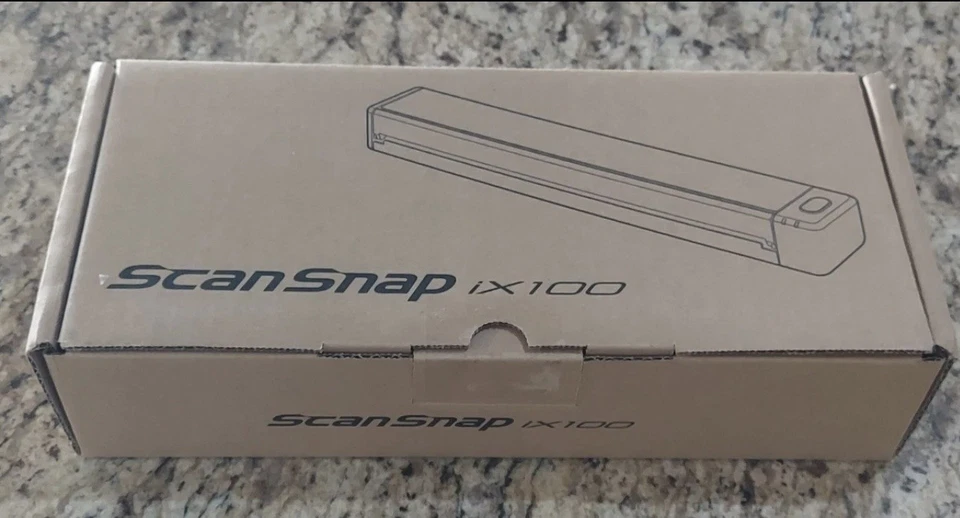 ScanSnap iX100 Wireless Mobile Portable Scanner Black PA03688-B005 NIB - Image 3 of 3
