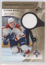 2005 SP Game Used Edition Authentic Fabrics Gold 57/100 Stephen Weiss #AF-SW h0i