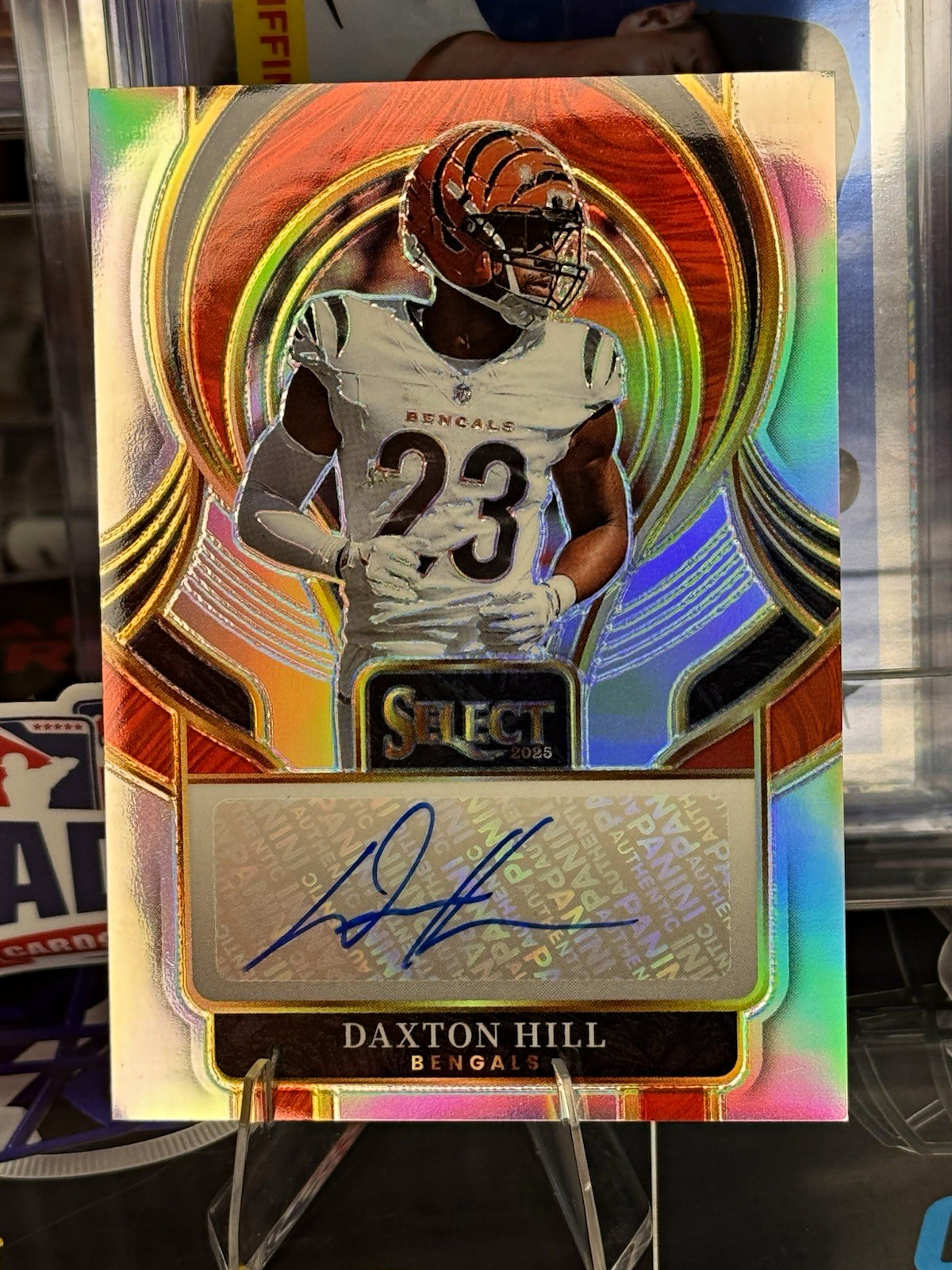 Panini Select Select Signatures Daxton Hill Bengals Auto #SIP-DHL