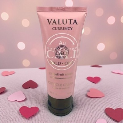 Valuta Currency Gold Cuticle Cream Grapefruit Cassis 2.5 fl oz 75ml
