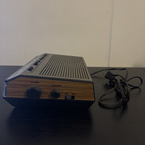 GE 7-4642B Radio Alarm Clock-AM/FM-Vintage 1984-Blue Digits-Tested/Works - Picture 5 of 6