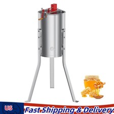Manual Honey Extractor 3 Frame Beekeeping Equipment Stainless Steel