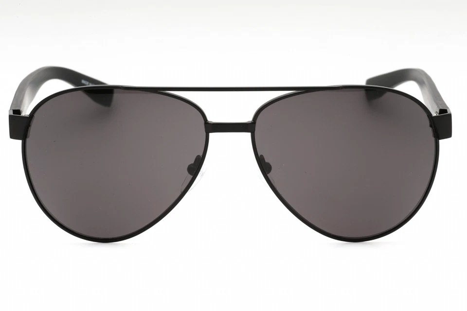 Gafas de sol LACOSTE L185S 001 marco negro mate lentes grises 60 mm Foto 2 de 4