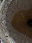 Heavy Footed Pedestal Flower Pot Planter Ceramic Aged Patina Fluted Ribbed Sides — photo 7