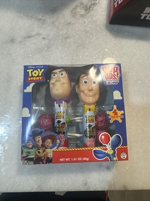 Flix Candy Toy Story Pop Ups Lollipop Holder Buzz Woody Alien 4 Strawberry