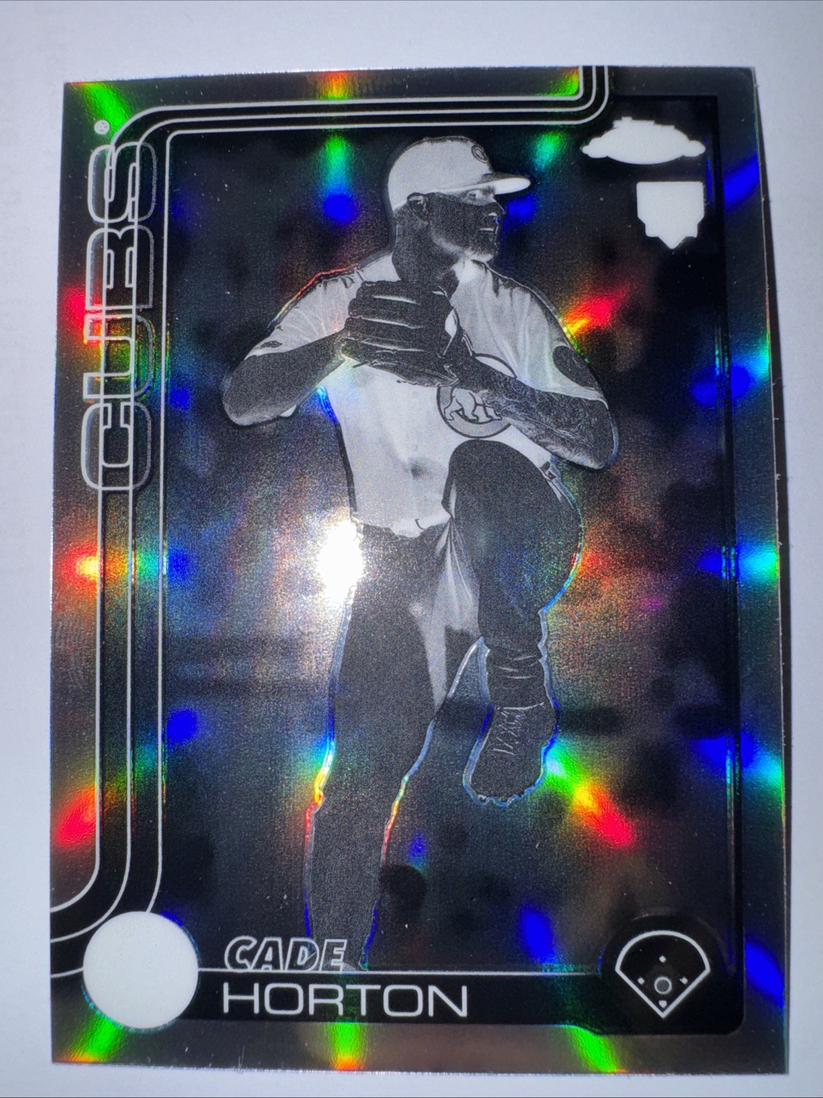 2025 Topps Chrome Update Series - Cade Horton #USC63 Negative Refractor (RC)
