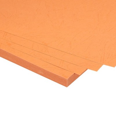 50Pcs Texture Paper Binding Covers, 8.3x11.7'', 58 Lb, Orange Red