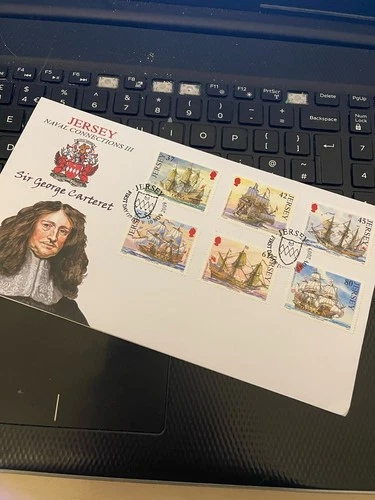 Jersey First Day Cover 2009 SIR GEORGE CARTERET NAVAL CONNECTIONS III FDC U/A