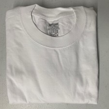 3 PACK Kirkland Signature Men  s Cotton Crew Neck SMALL Tee T-Shirt WHITE Heavywe