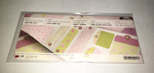 CREATIVE MEMORIES Baby Girl Soft Great Lengths Stickers Two Sheets Tags Rare New