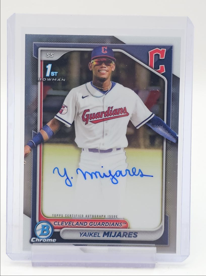 YAIKEL MIJARES 2024 BOWMAN CHROME 1ST AUTOGRAPH BASEBALL AUTO Q4115