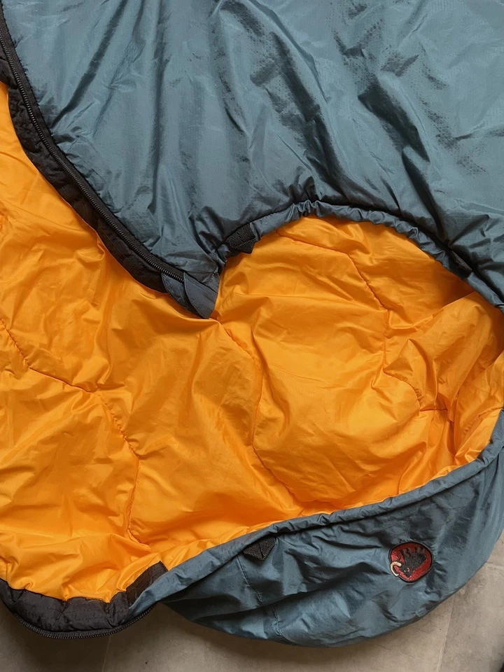 Mammut Ajungilak Kompakt Spring 195 L Kunstfaserschlafsack Schlafsack Blau gut - Bild 4 von 4