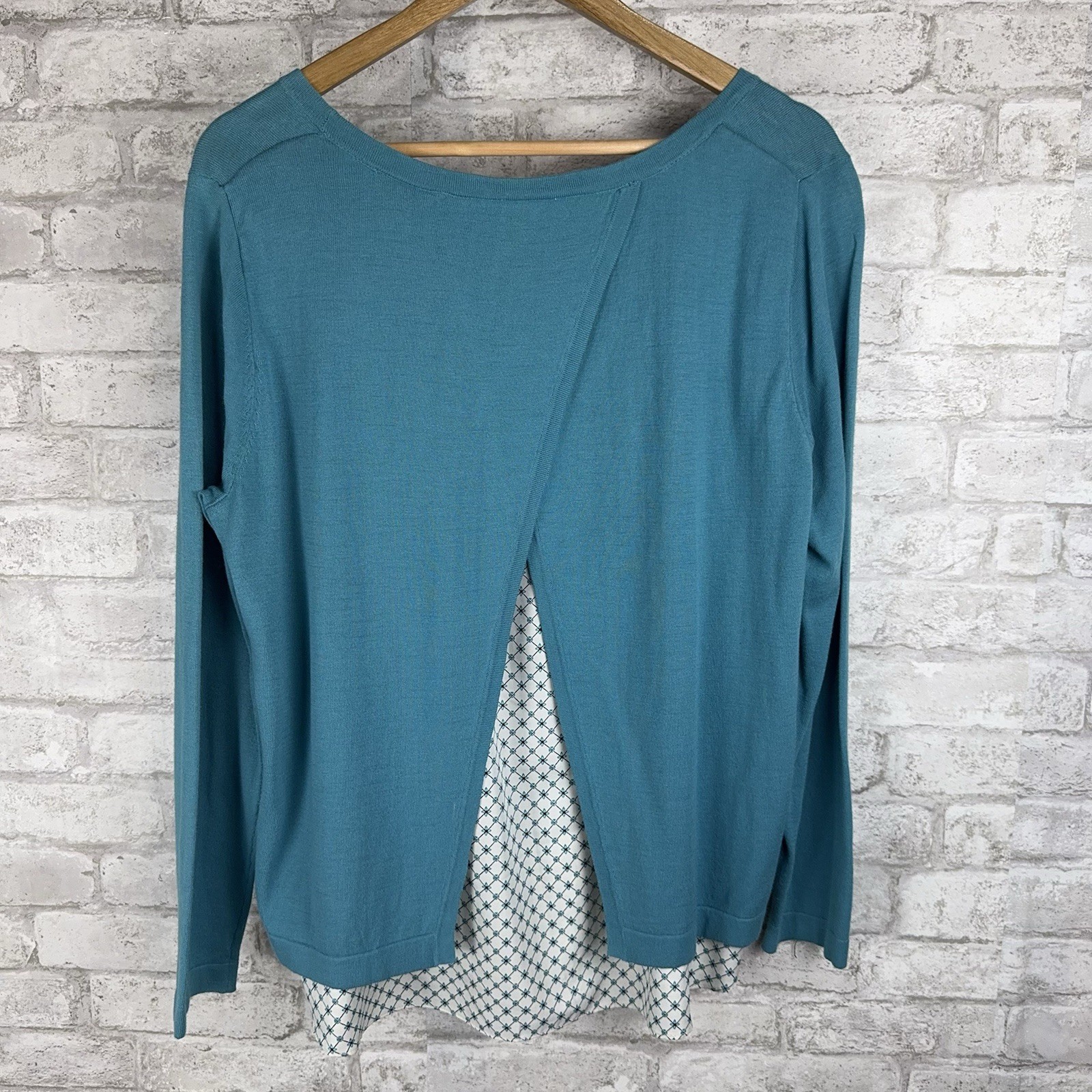 Talbots Polpover Knit Sweater Split Back Preppy L… - image 5