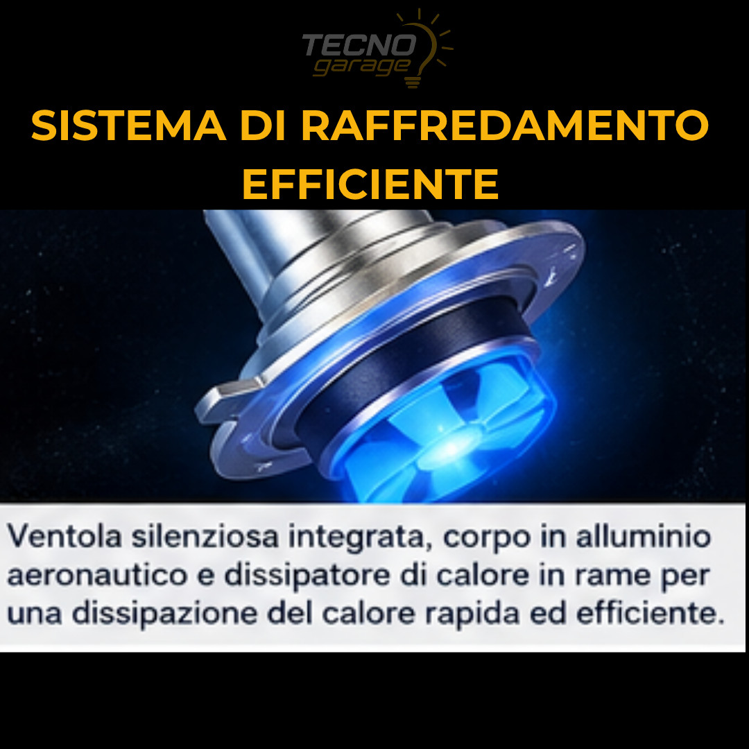 Kit H7 LED da 120W 36000LM Luce Bianca 6500k LED Auto CANBUS | Consegna 24/48h - Miniatura 6