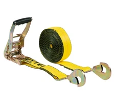 2"x30' Ratchet Straps w/ Twisted Snap Hooks 3,333 lbs WLL Tie Down Straps