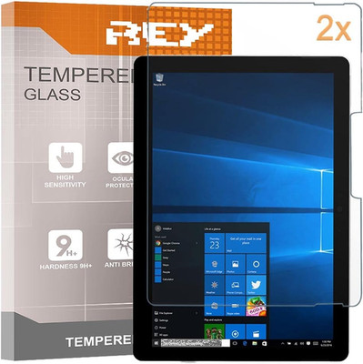 REY Pack 2x Displayschutzfolie für Microsoft Surface Go 2 10,5'' - Go 3 10,5''