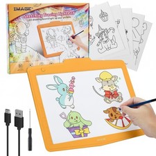A4 Tracing Pad for , Rechargeable Light Up Drawing Board Children Portable Ar...