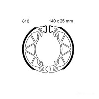 Bremsbacken Hinten EBC 816 Ohne Federn FüR Aprilia Habana 125 Bj. 1999-2002