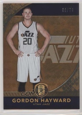 2016-17 Panini Gold Standard AU /79 Gordon Hayward #113 1c1